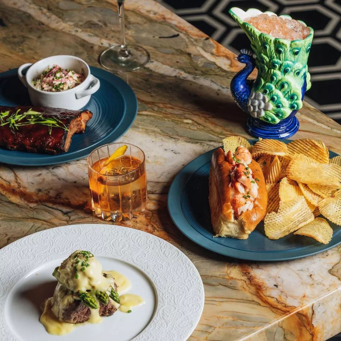 Тарелка пирожковая Degrenne Bahia Bleu de Roche 230963