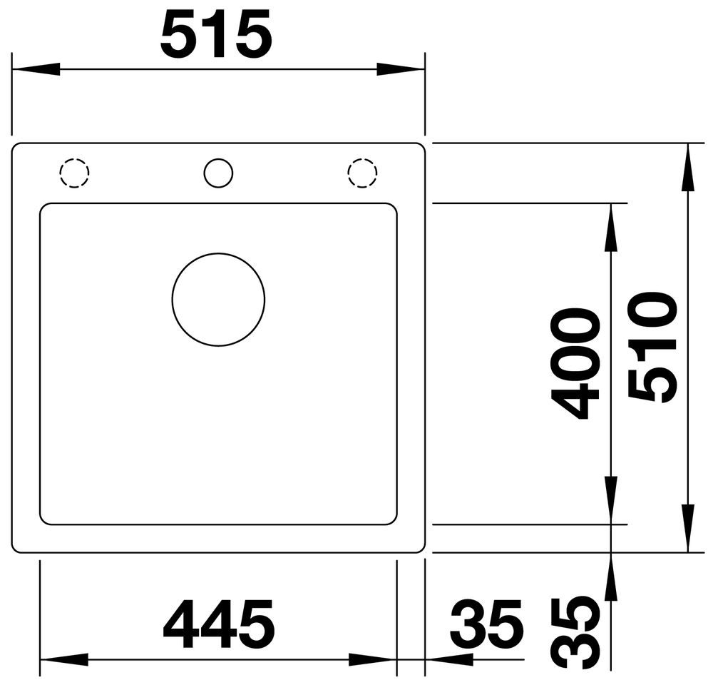 Кухонная мойка Blanco Pleon 5 Silgranit Black 525951