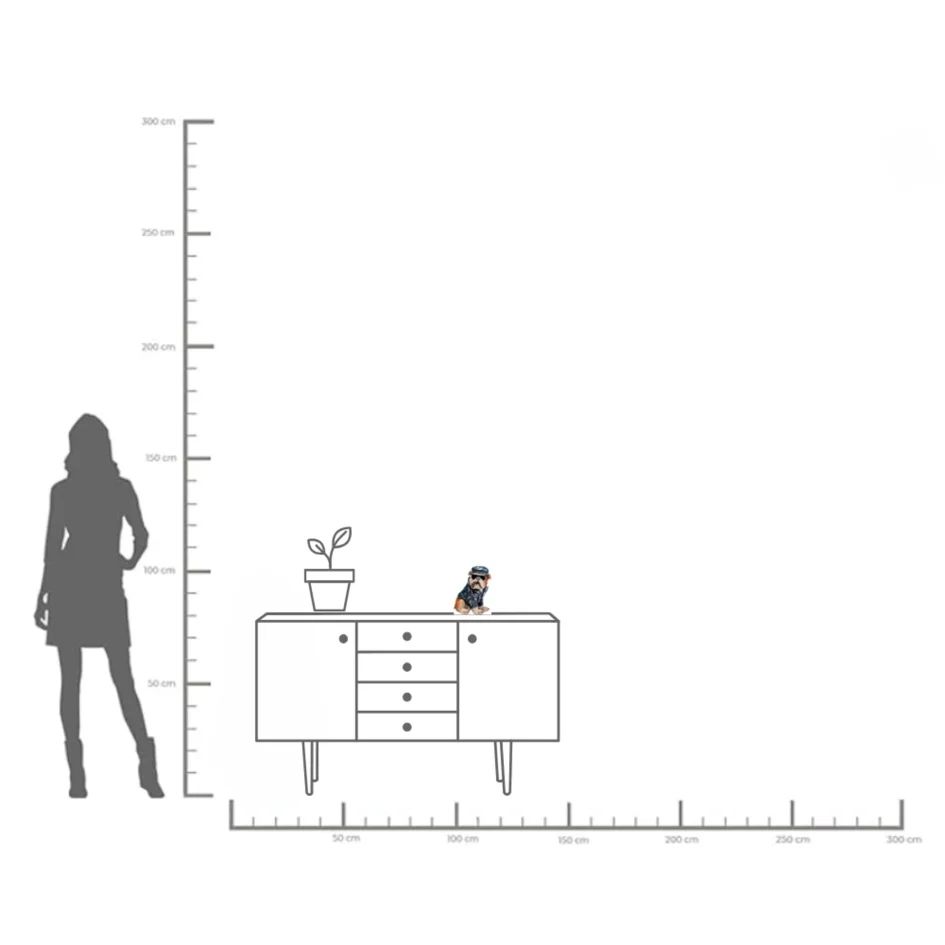 Копилка KARE Spardose Punk Dog 56405