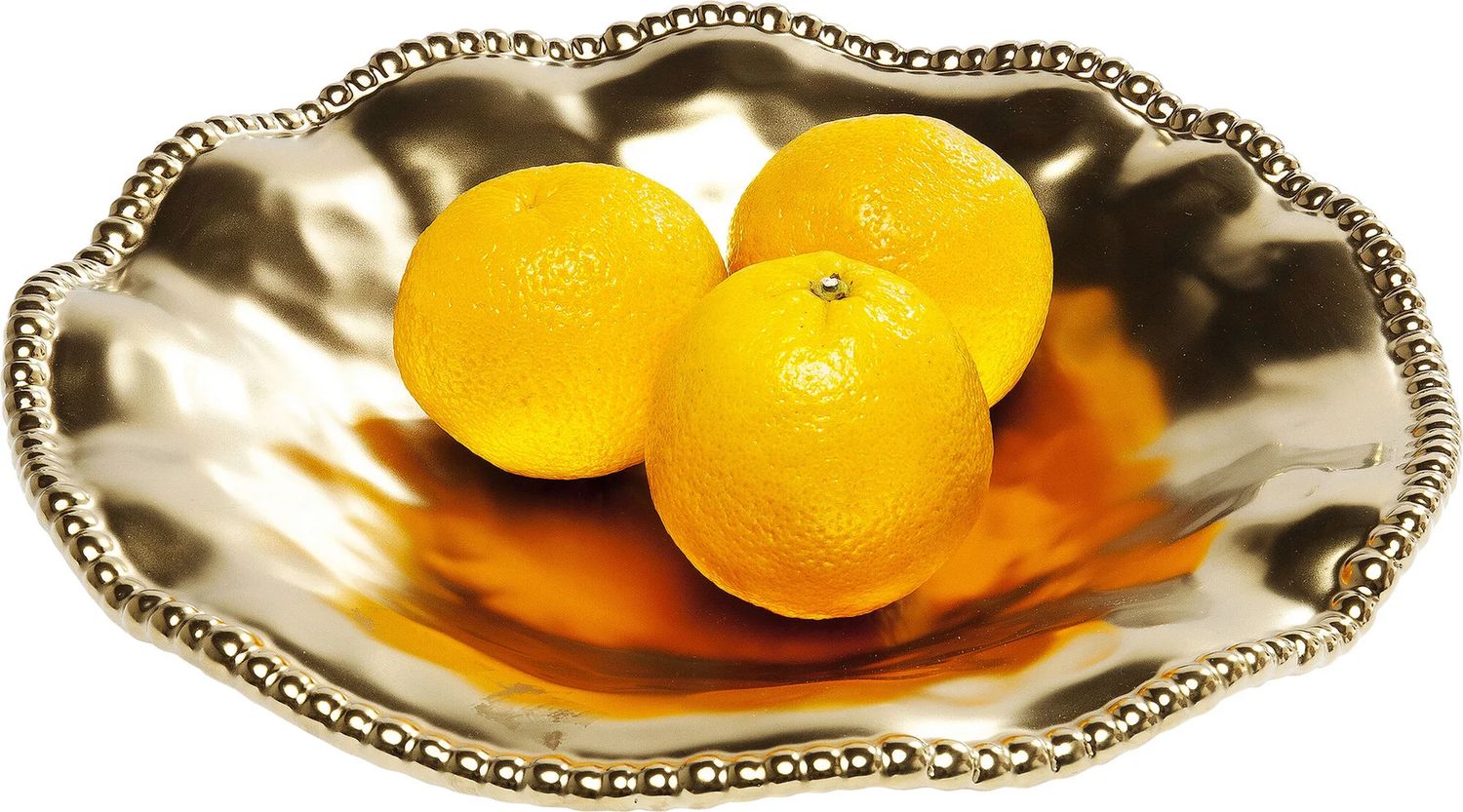 Ваза для фруктов KARE Teller Bell Gold 60498