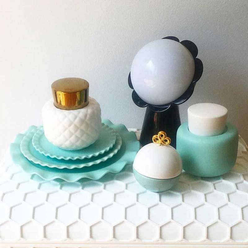 Настольная лампа Qeeboo Daisy Black Table Lamp 50001BL