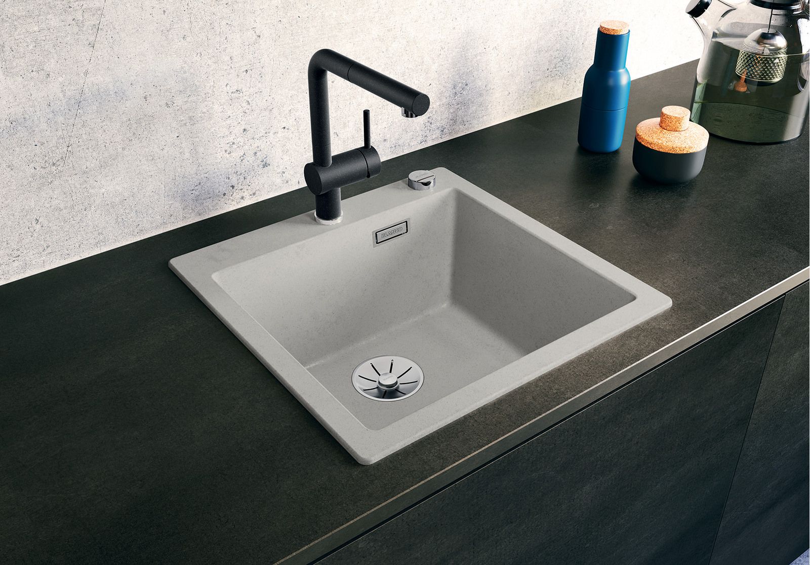 Кухонная мойка Blanco Pleon 5 Silgranit Anthracite 521504