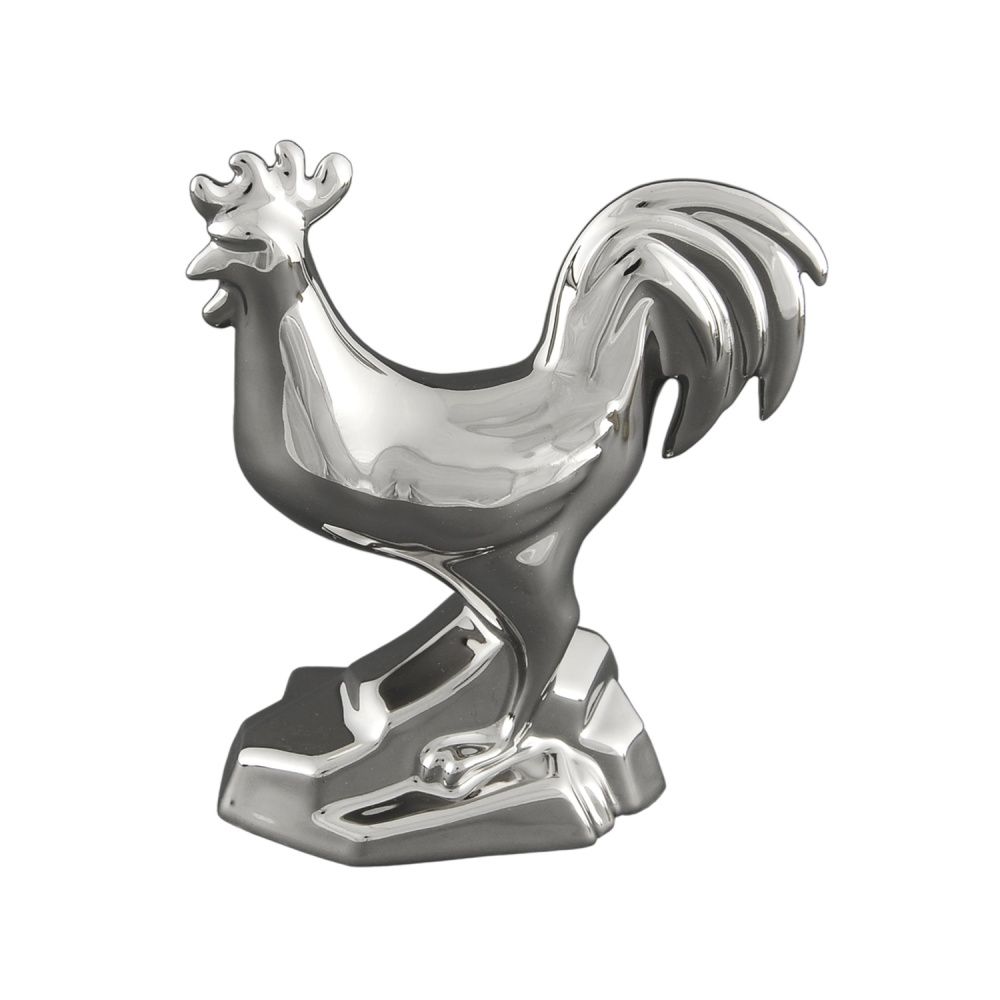Статуэтка Rudolf Kampf Rooster Shiny Platinum 21118590-3106k