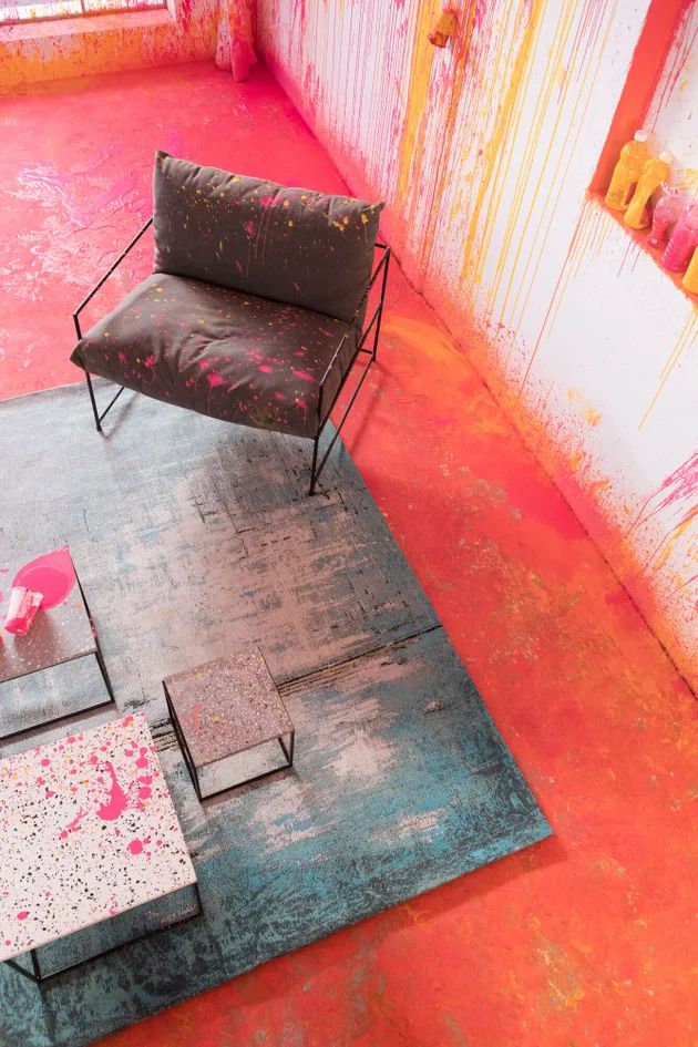 Ковер KARE Teppich Abstract Hellblau 61332