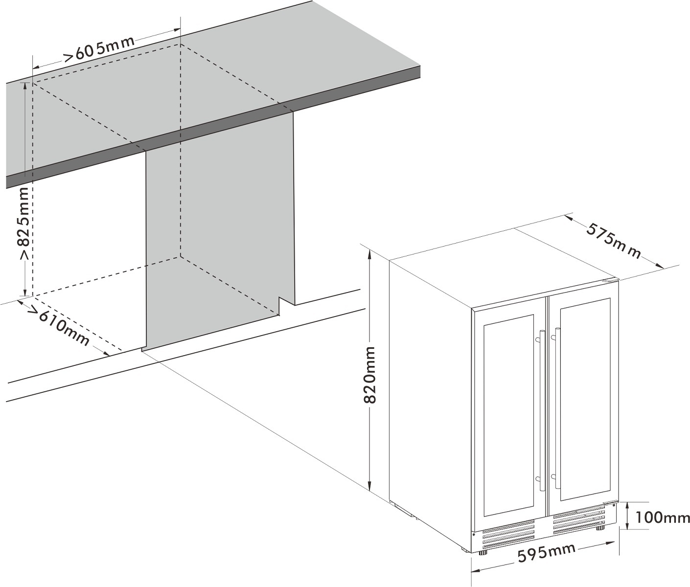 Винный шкаф Cellar Private CP042-2T