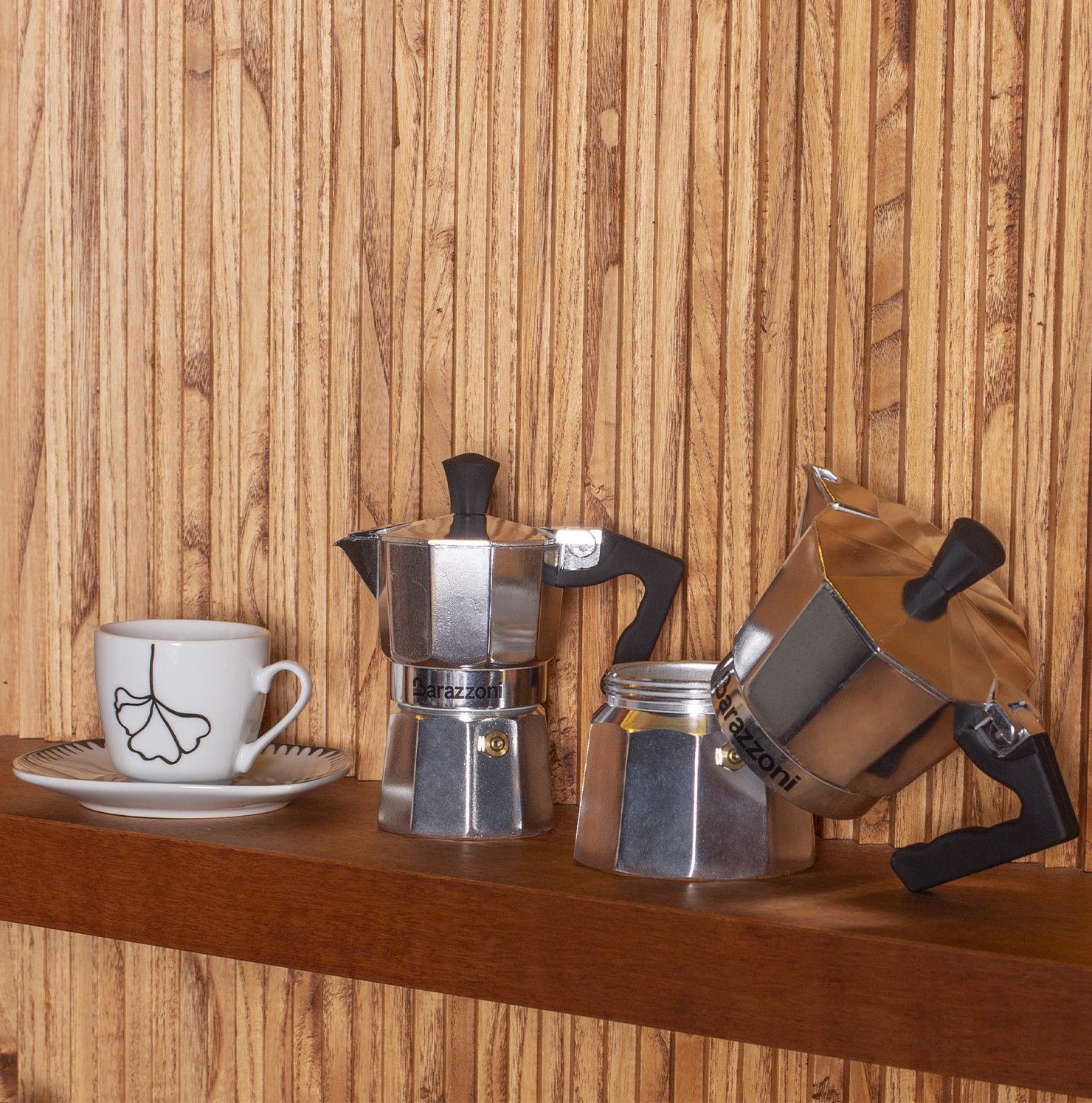 Кофеварка гейзерная Barazzoni Caffetiera 6 Tz Alluminium 830005506