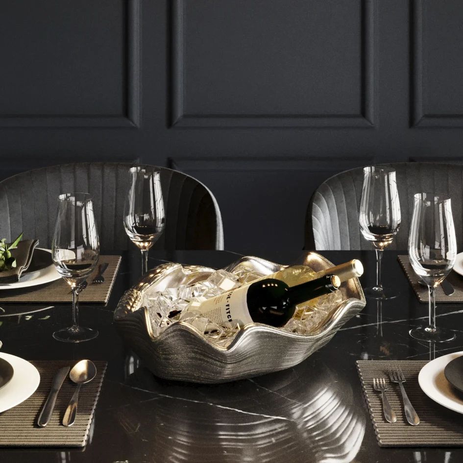 Чаша для льда KARE Weinkühler Shell 52287