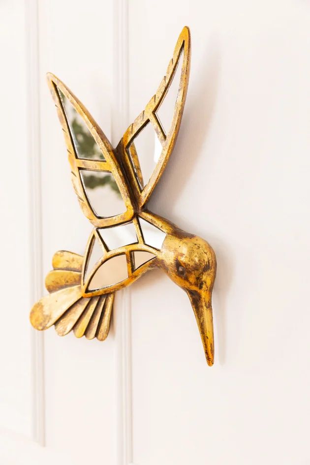 Панно настенное KARE Wandschmuck Hummingbird Mirror 51220