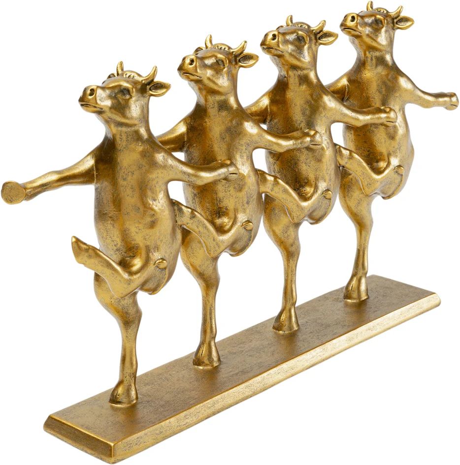 Фигурка KARE Deko Figur Dancing Cows Gold 56295