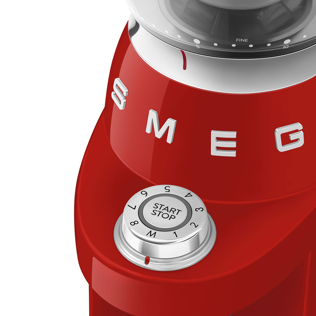 Кофемолка Smeg Macinacaffè 50's Style Rosso CGF03RDEU