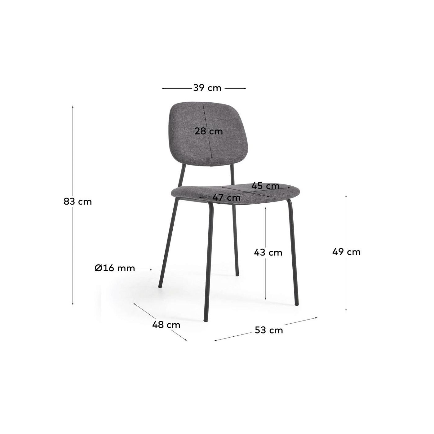 Стул La Forma Benilda Silla LF-108352