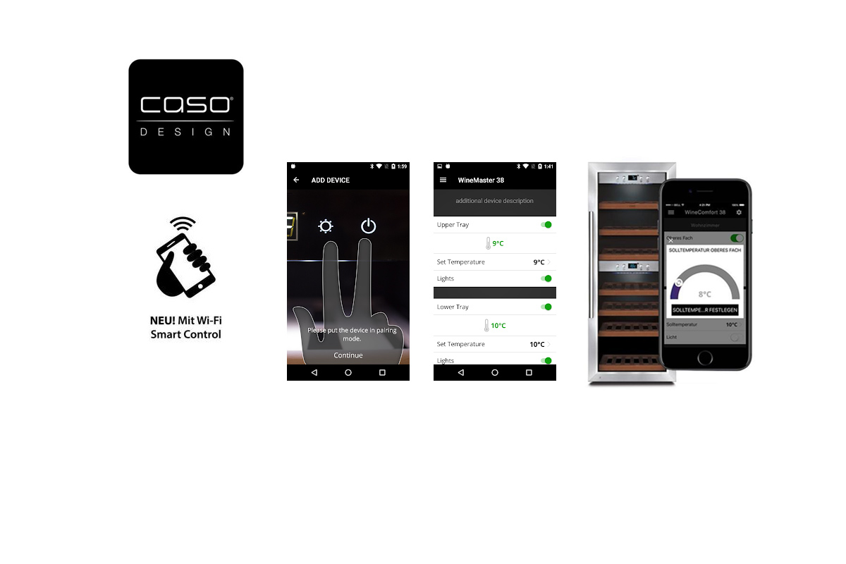 Винный шкаф Caso WineChef Pro 126-2D