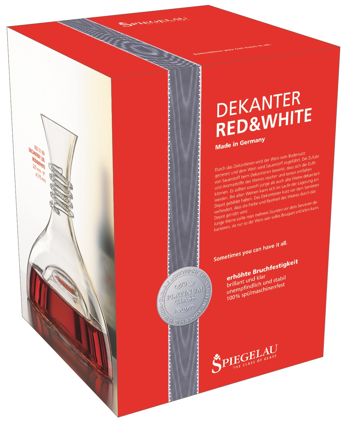 Декантер для вина Spiegelau Red & White Carafe 8920188