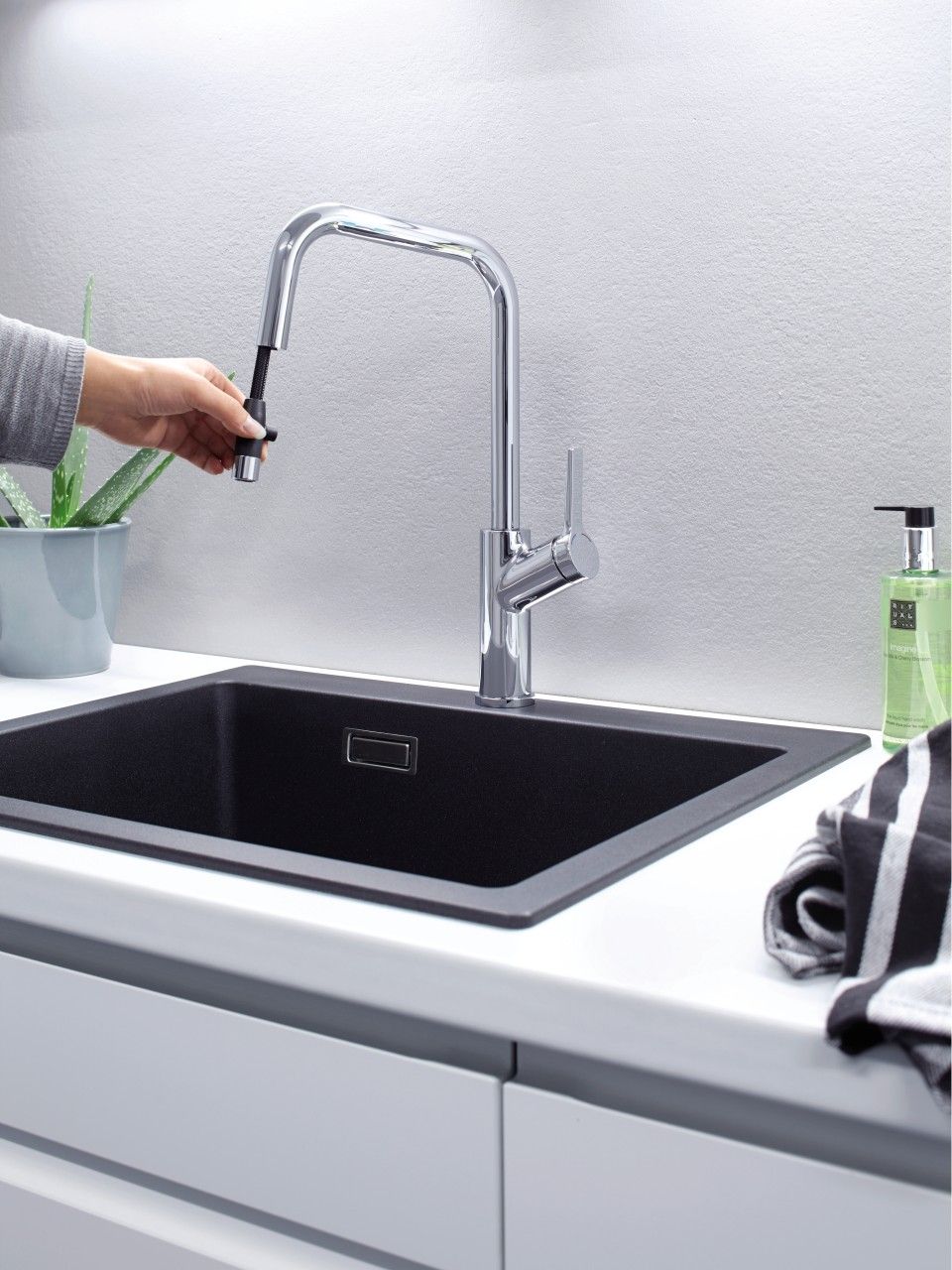 Кухонный смеситель Blanco Jurena-S Galvanic Chrome 520765