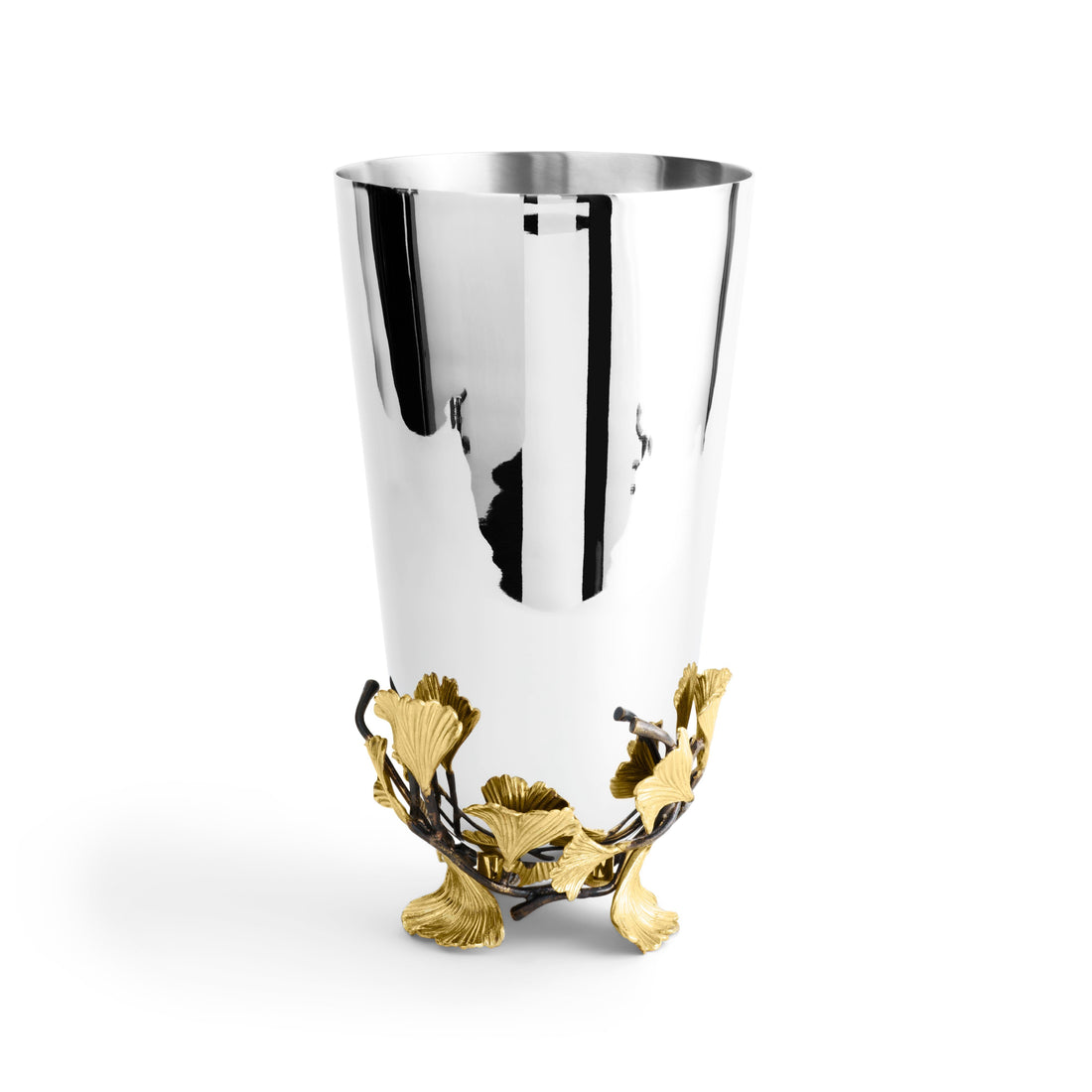 Ваза Michael Aram Golden Ginkgo Vase 132112