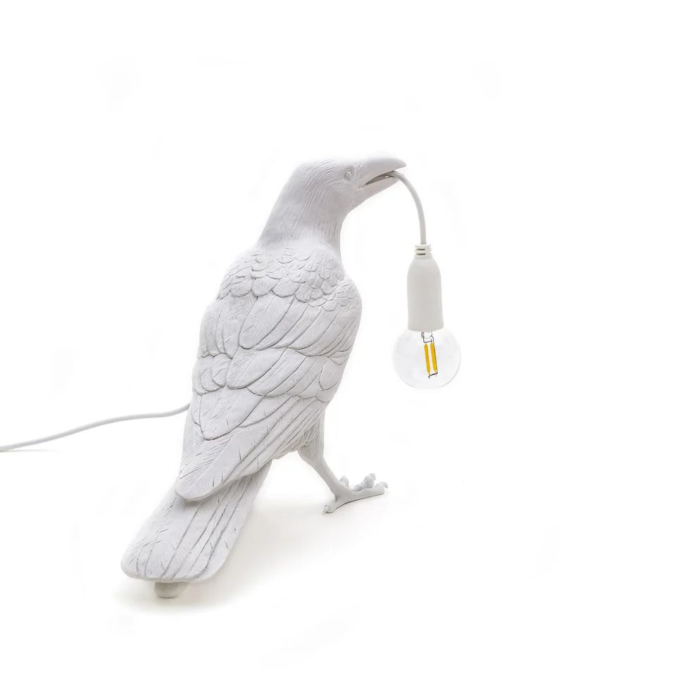 Настольная лампа Seletti Bird Lamp White Waiting 14732