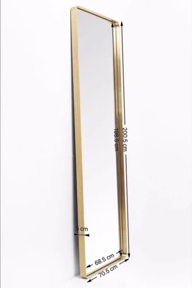 Зеркало KARE Spiegel Curve MO Brass 85275