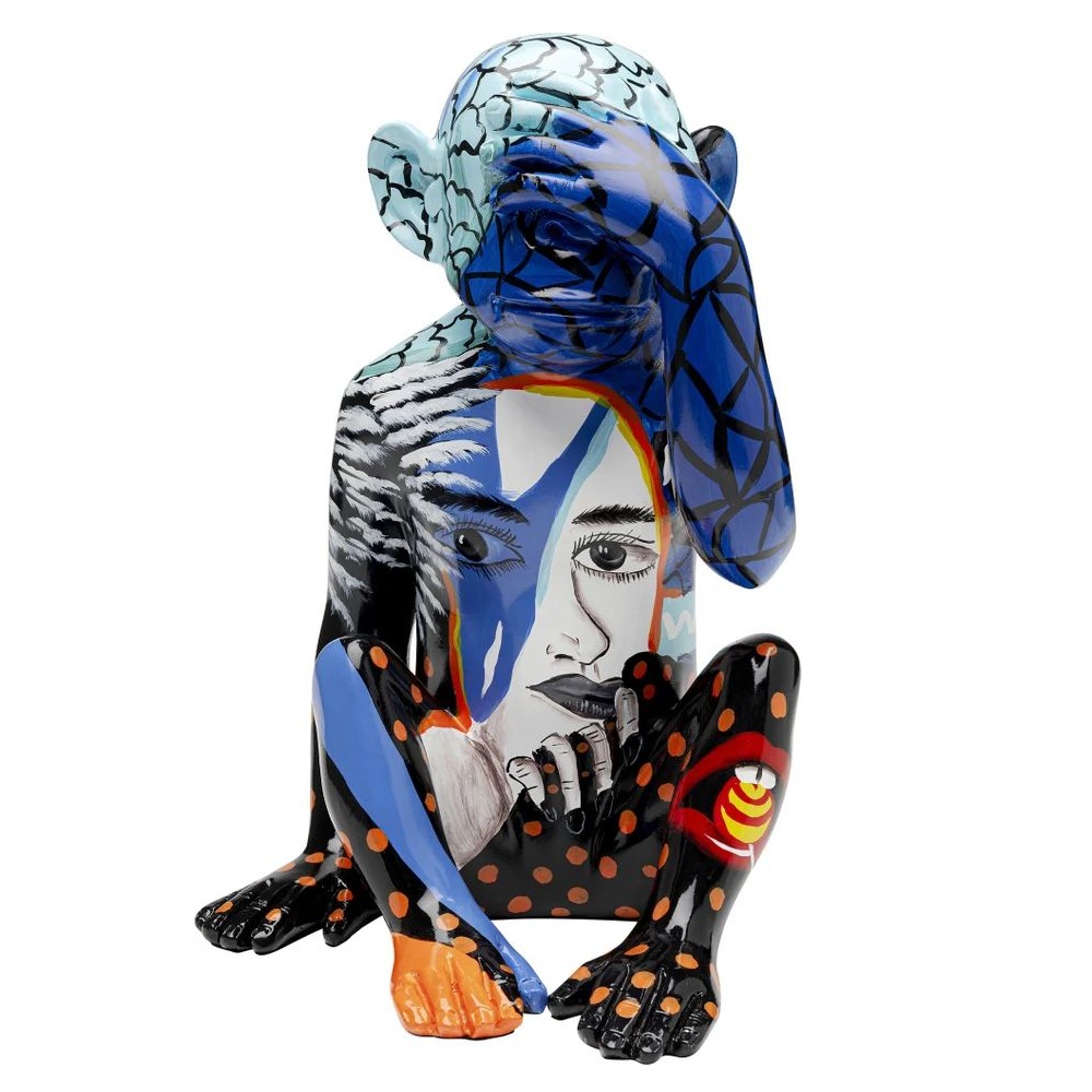 Фигурка KARE Deko Figur Graffiti Monkey Blau 56827