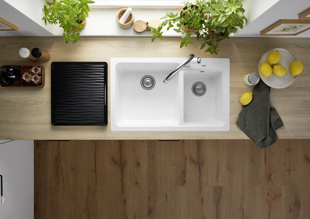 Кухонная мойка Blanco Naya 8 Silgranit Black 525944