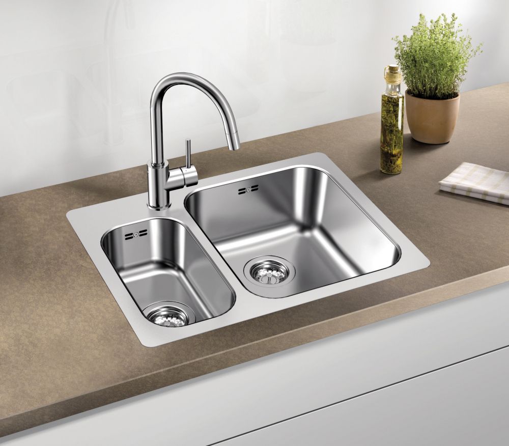 Кухонный смеситель Blanco Mida-S Galvanic Chrome 521454