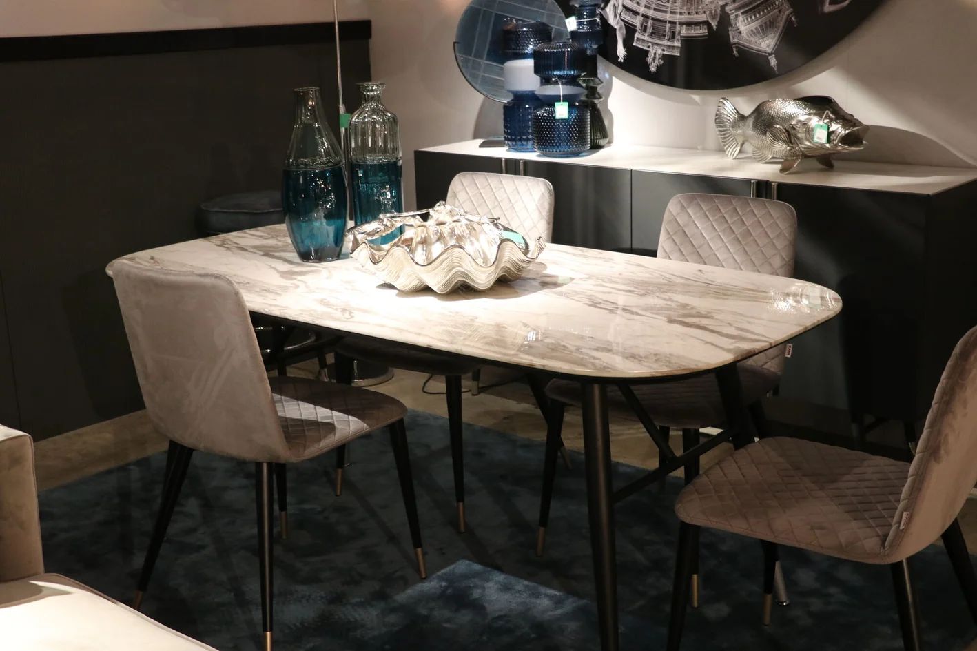 Ваза KARE Vase Marvelous Duo Blau 52267