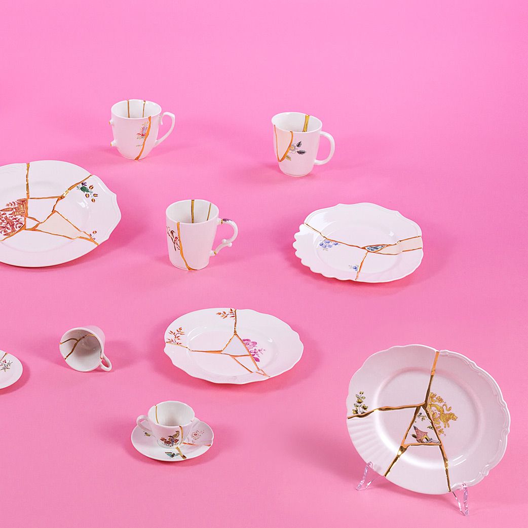 Тарелка обеденная Seletti Kintsugi Dinner Plate 09613