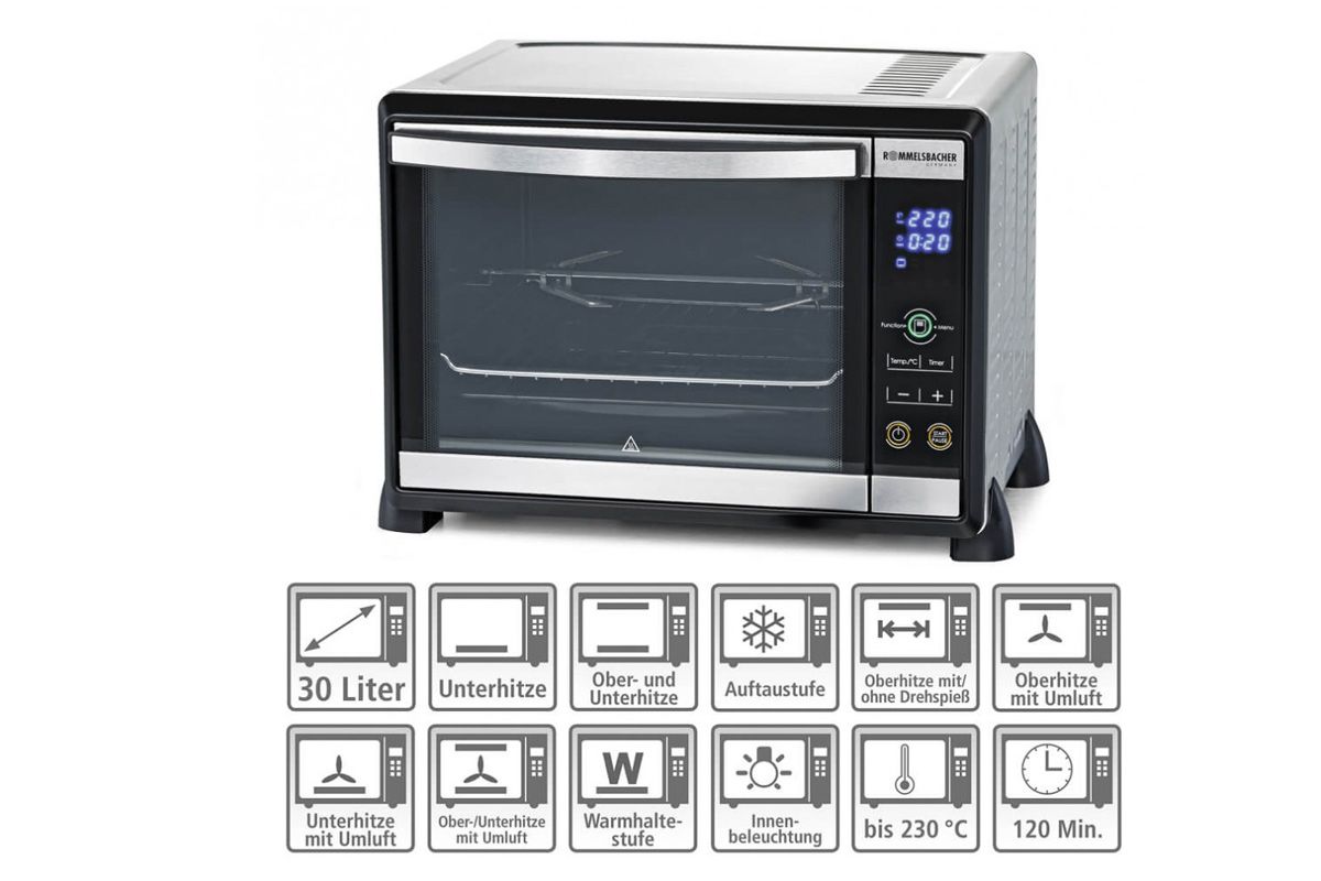 Минипечь Rommelsbacher BGE 1580/E