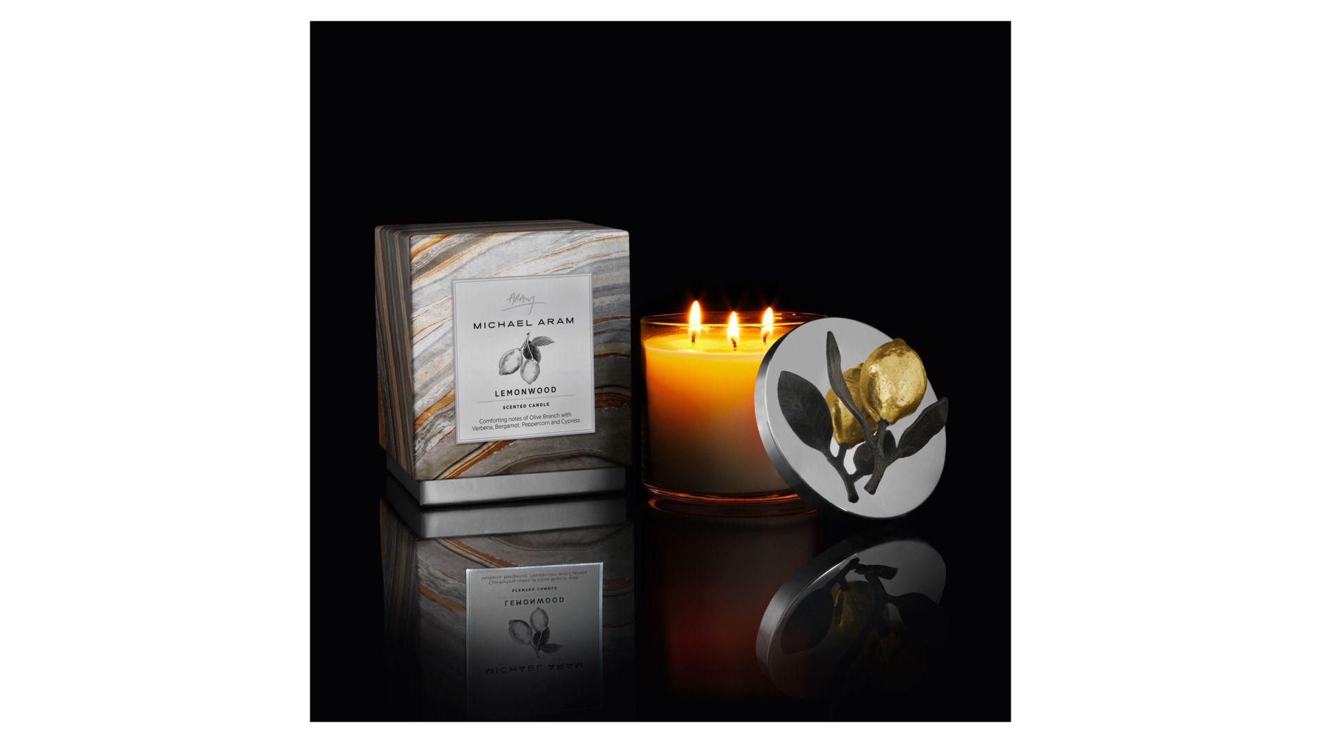 Свеча Michael Aram Lemonwood Candle 160694-GOLD