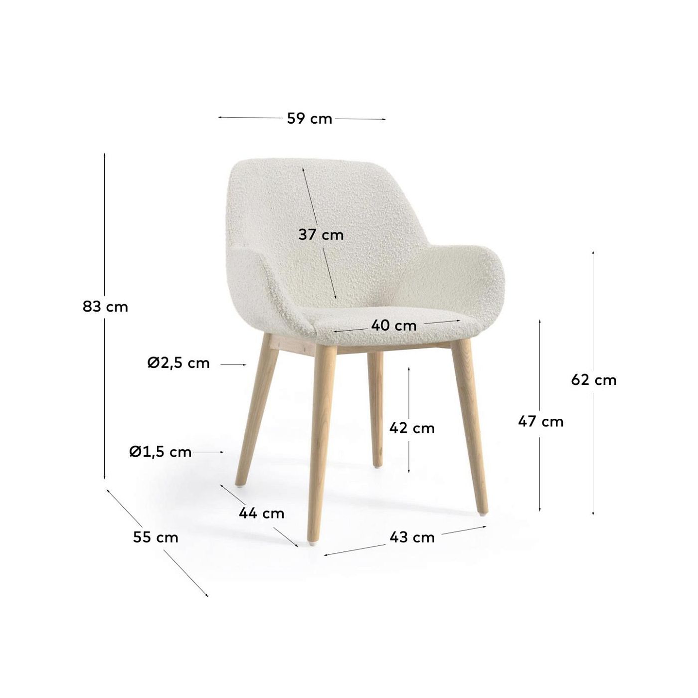 Стул La Forma Konna Silla LF-110294