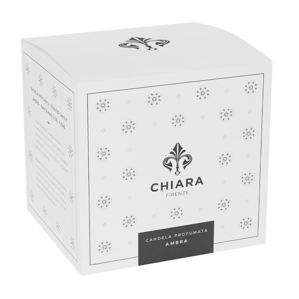 Ароматическая свеча Chiara Firenze Ambra Scented Candle CANDAMB80