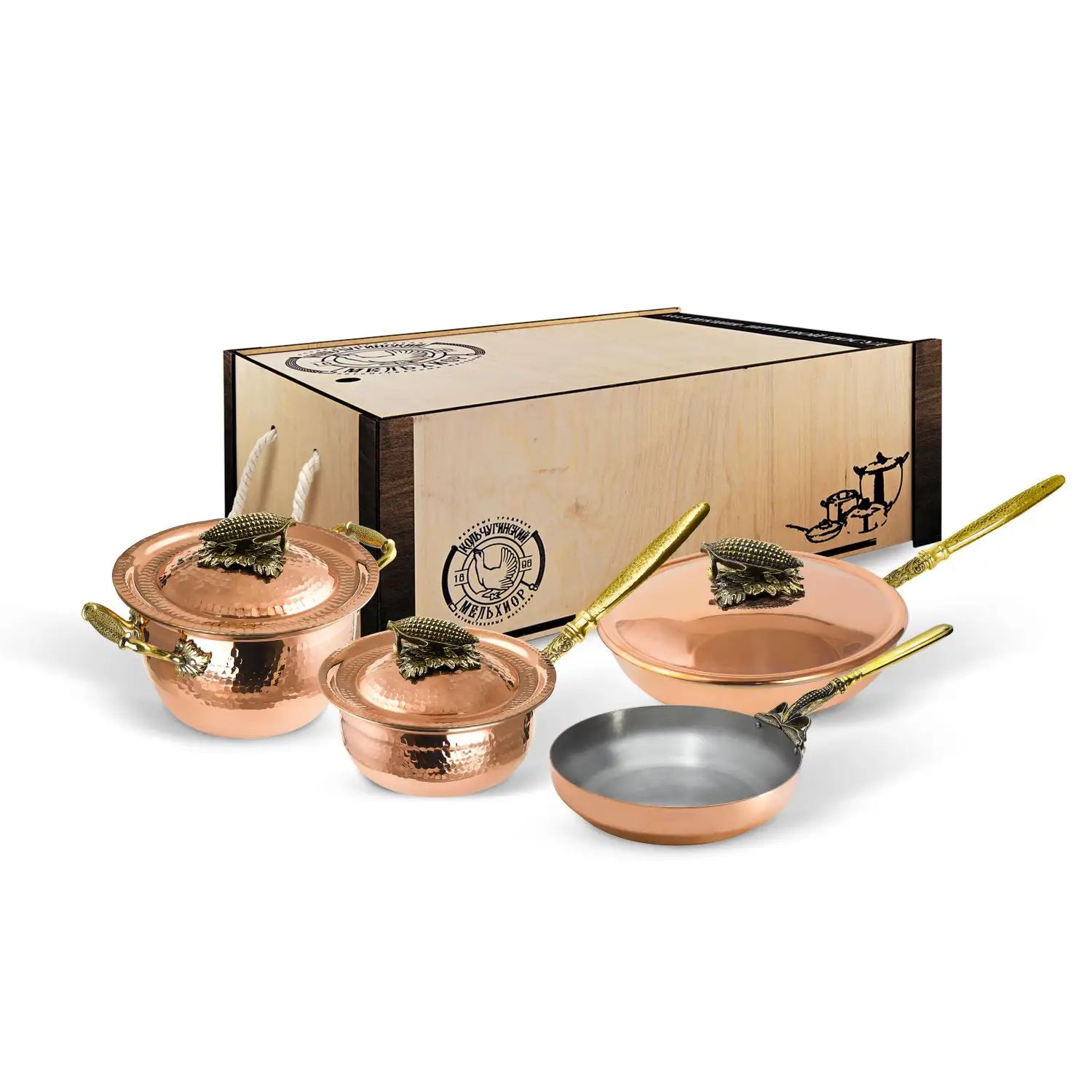 Набор посуды Кольчугинский Мельхиор KM111787
