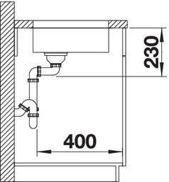 Кухонная мойка Blanco Andano 180-U InFino 522952