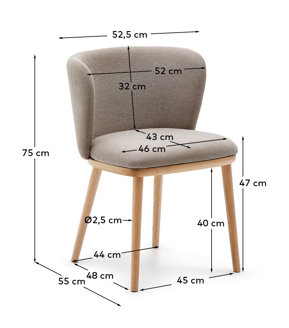 Стул La Forma Ciselia Silla LF-217213