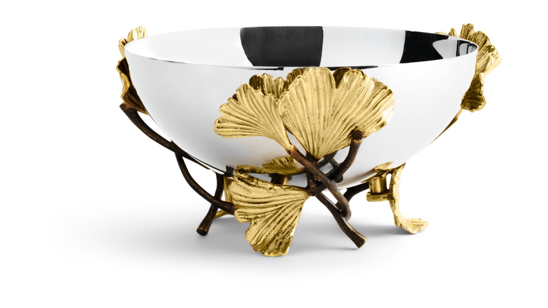 Чаша Michael Aram Golden Ginkgo Small Bowl 132107