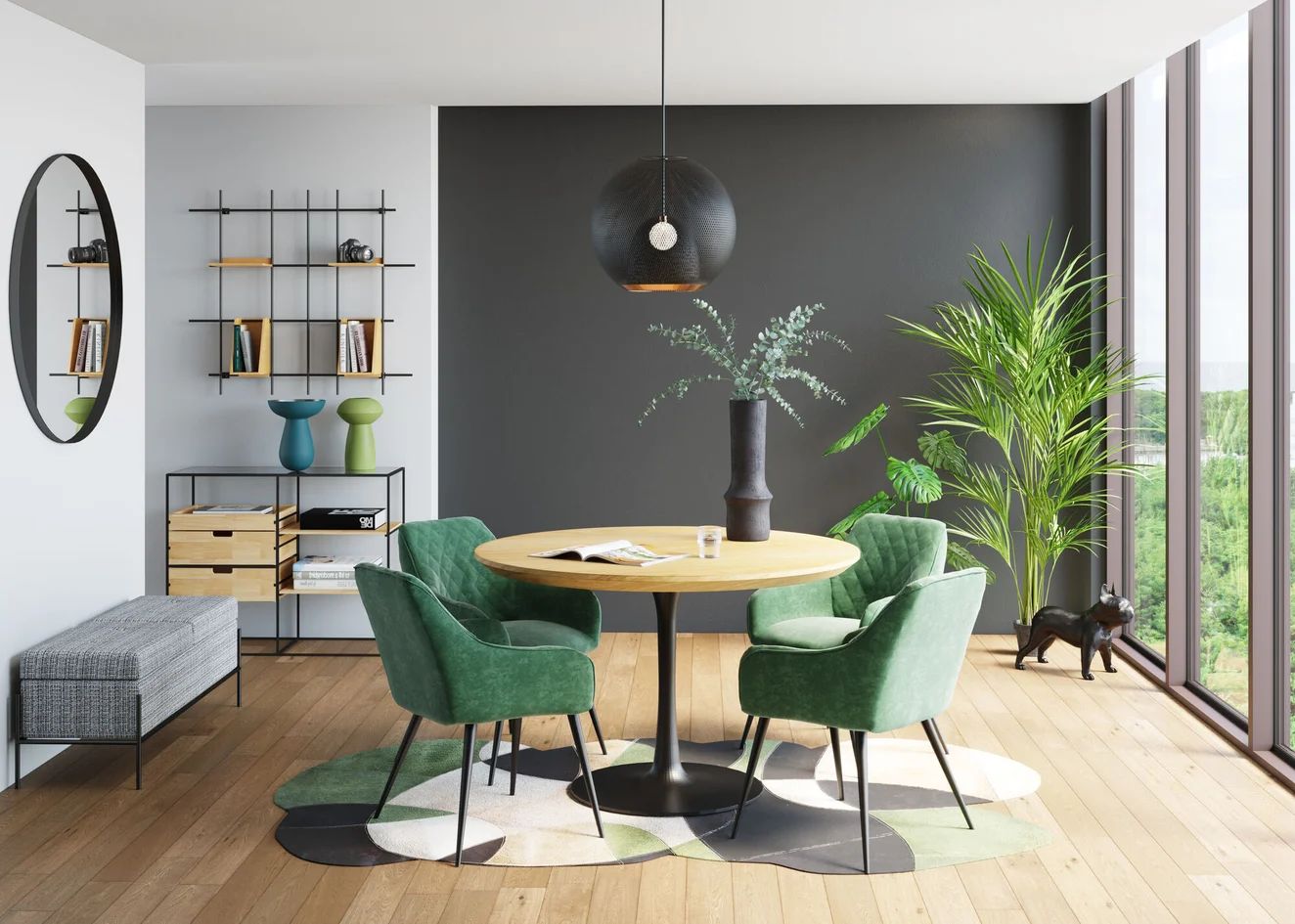 Искусственное растение KARE Deko Pflanze Palm Tree 51789