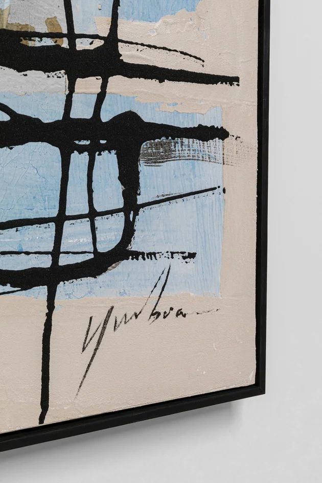 Картина KARE Gerahmtes Bild Dust Blau 54196