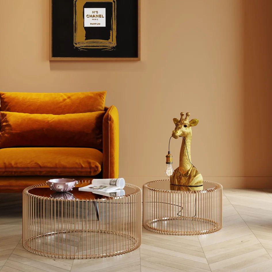 Настольная лампа KARE Tischleuchte Animal Giraffe Gold 53710