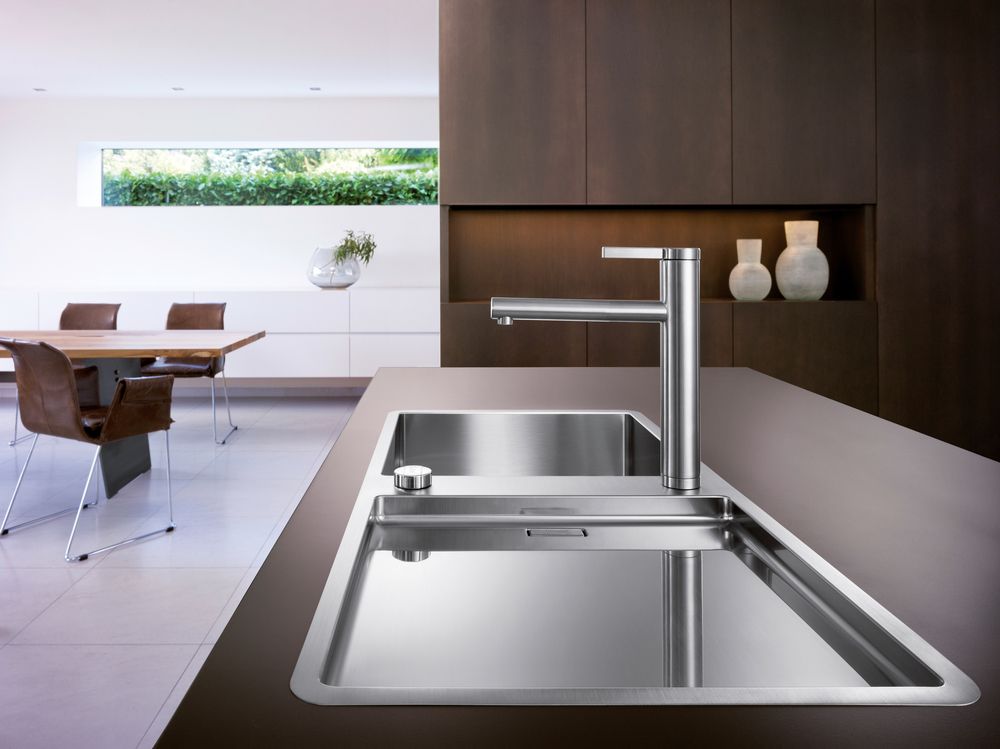 Кухонный смеситель Blanco Linee Galvanic Chrome 517594