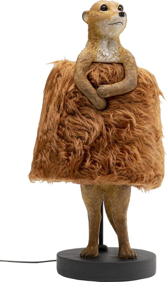 Настольная лампа KARE Tischleuchte Animal Meerkat Fur 56772