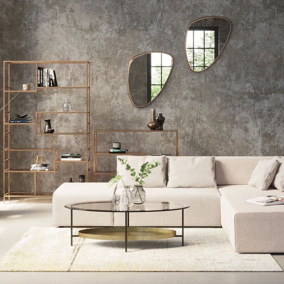 Зеркало KARE Spiegel Jetset Gold 83204