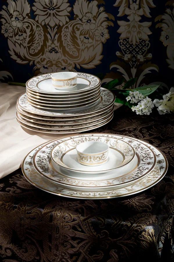 Обеденный сервиз Leander Sabina Zlatý Ornament 02162124-1373