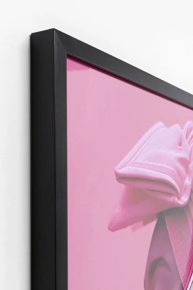 Картина KARE Gerahmtes Bild Pink Woman LED 56577