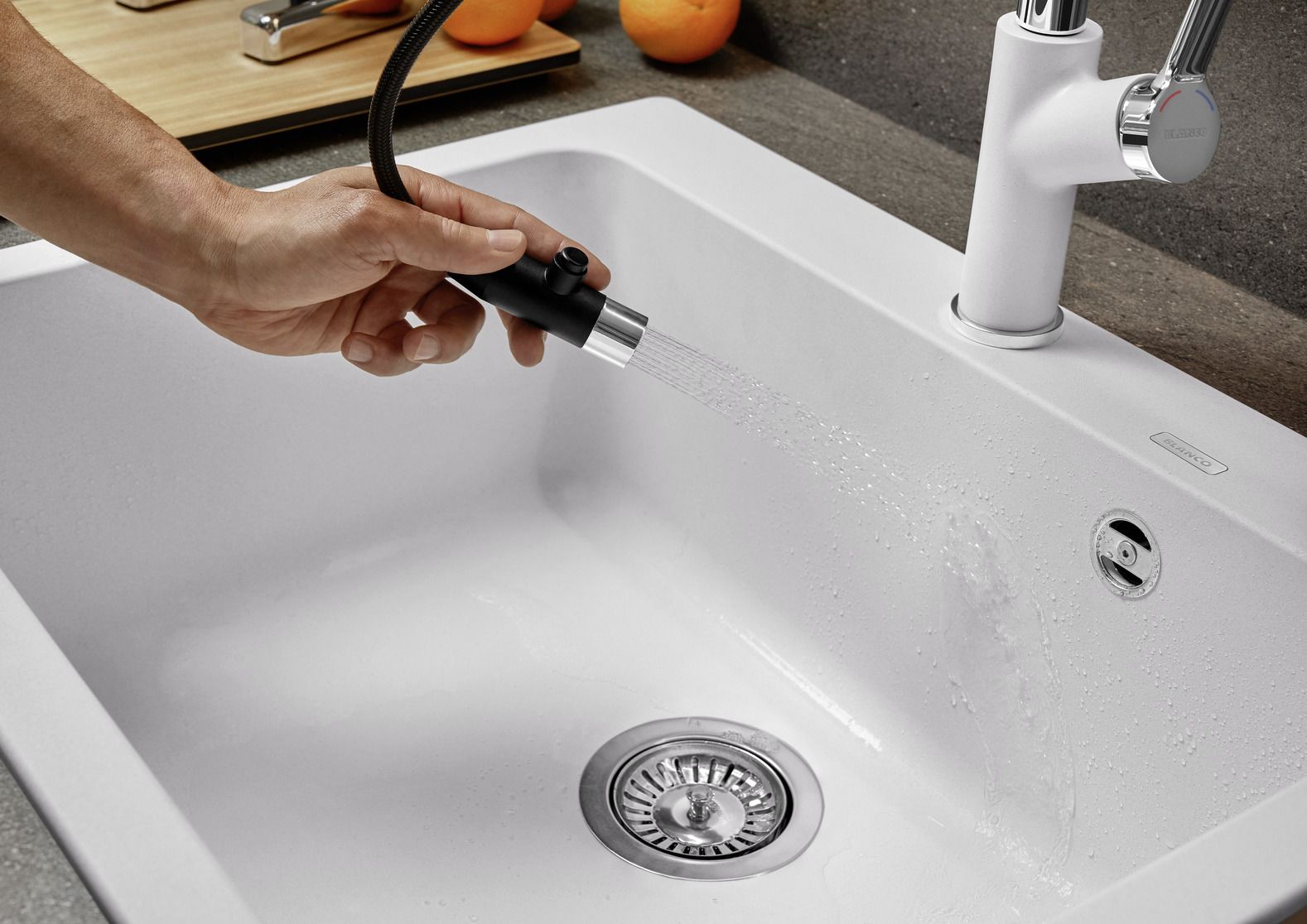 Кухонная мойка Blanco Naya 6 Silgranit Anthracite 519638