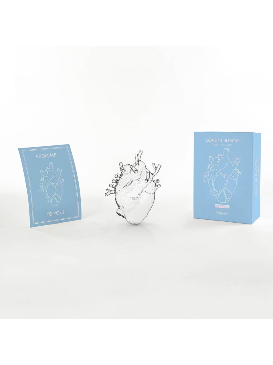 Ваза Seletti Love in Bloom Glass 09922