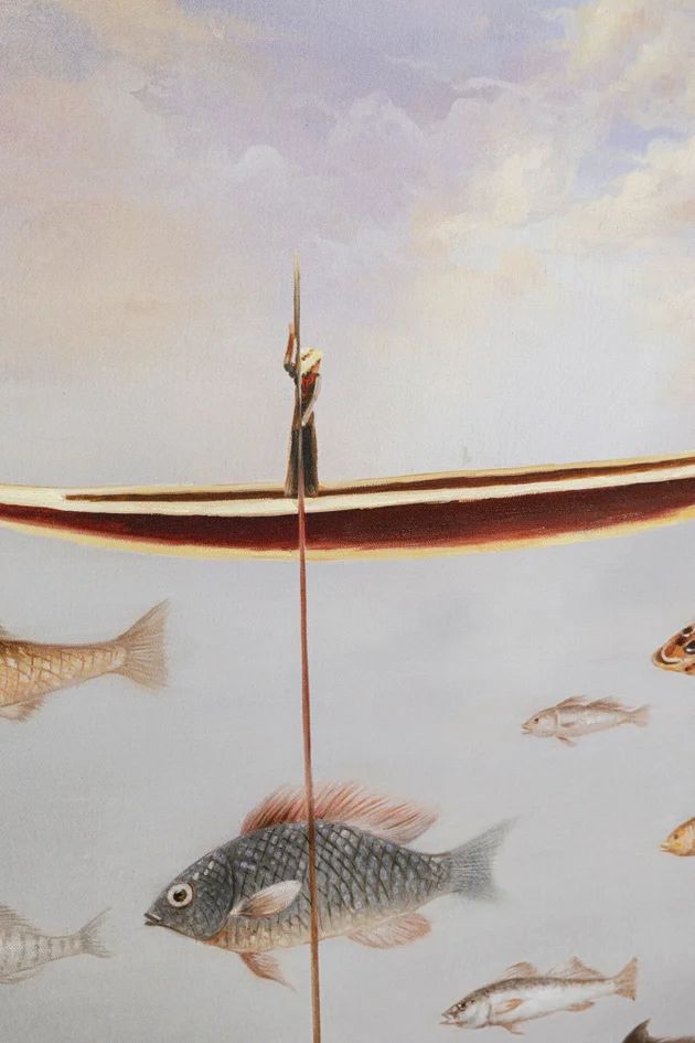 Картина KARE Gerahmtes Bild Cloud Fisherman Boat 54986