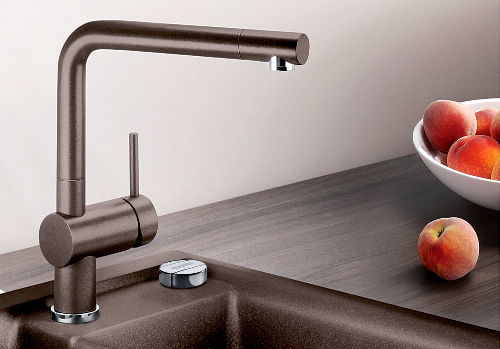 Кухонный смеситель Blanco Linus Silgranit-Look White 516702