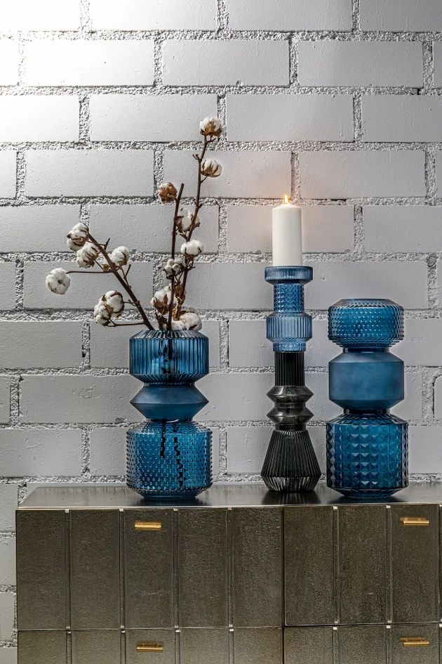 Ваза KARE Vase Marvelous Duo Blau 52267