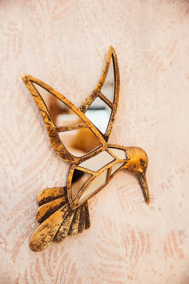 Панно настенное KARE Wandschmuck Hummingbird Mirror 51220