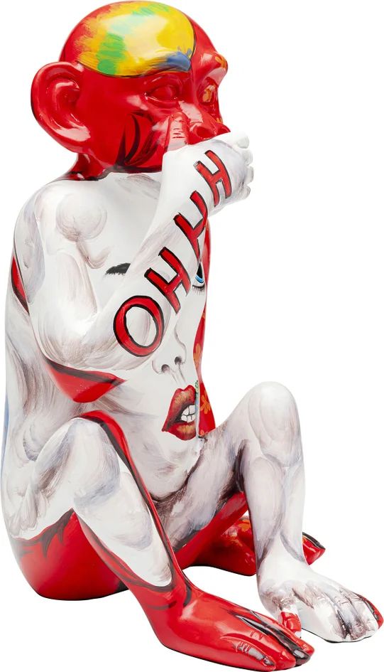 Фигурка KARE Deko Figur Graffiti Monkey Rot 56826