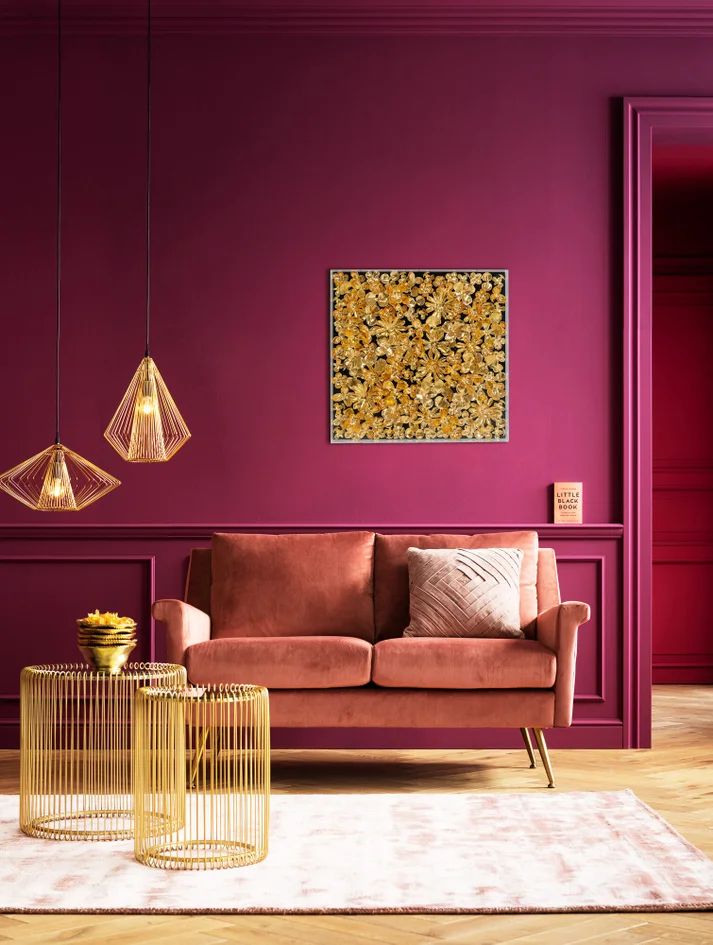 Панно настенное KARE Deko Rahmen Gold Flower 51626